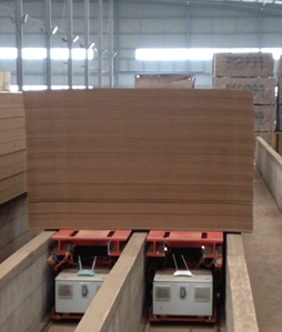 2013年10月我司电气工程师在四川宝山木业有限公司技改中间仓储系统,并已投产验收